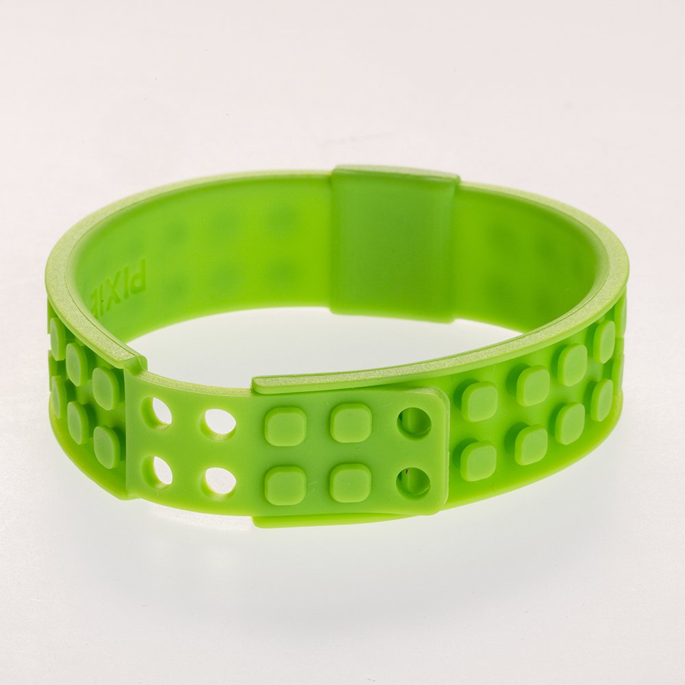 PIXIE CREW pixel justerbart armbånd GRØN fodbold