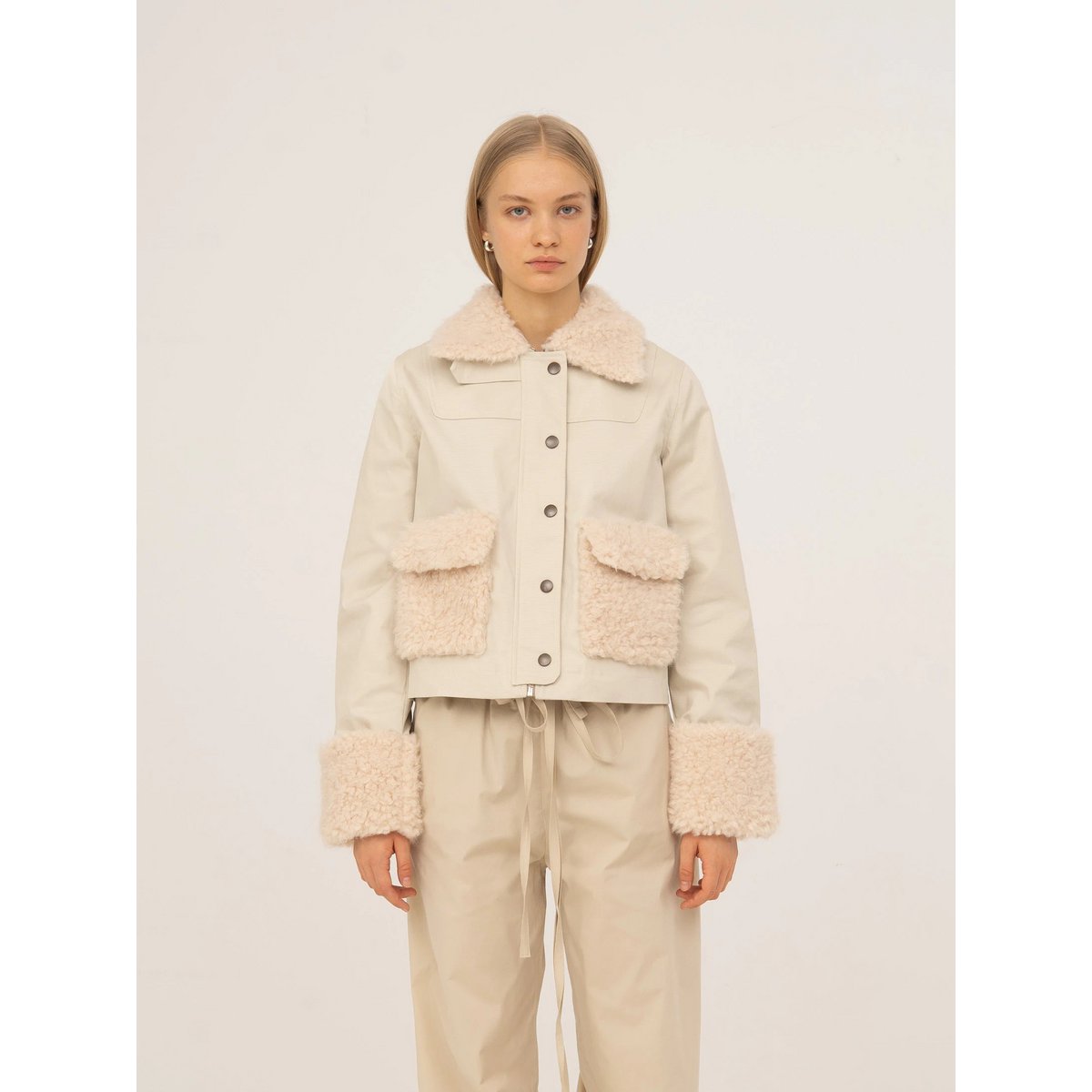 Veste crème tendre