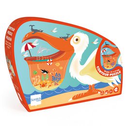 Contour Puzzel - Pelikaan