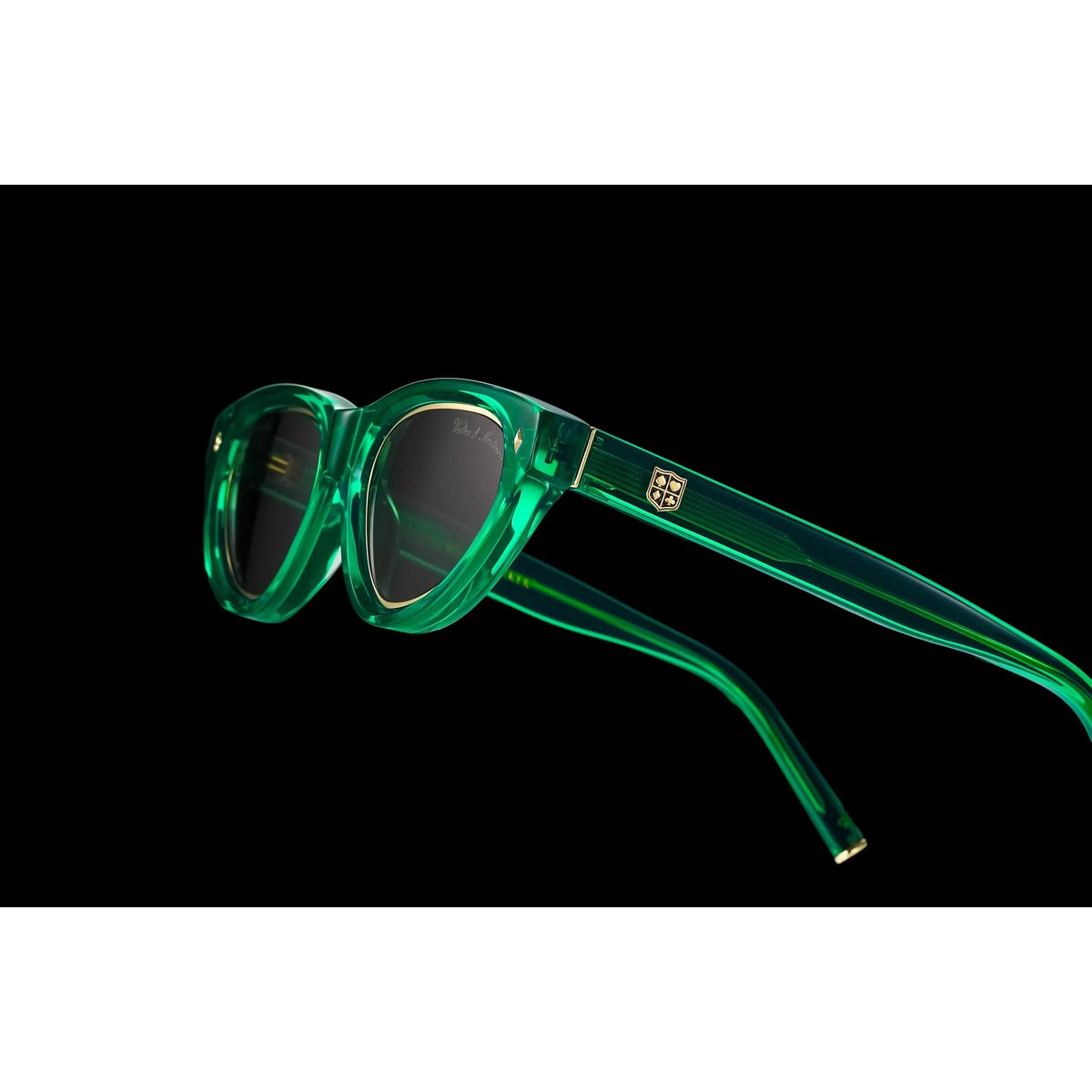 Walton & Mortimer nr. 21 “Enkeproducenten” Poison Green Limited Edition solbriller
