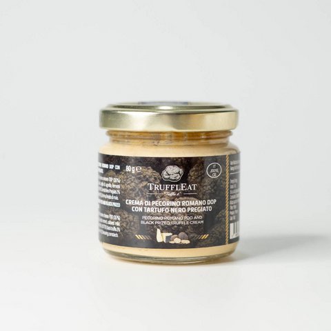 Pecorino Romano DOP-Creme mit wertvollem schwarzen Trüffel 80 gr