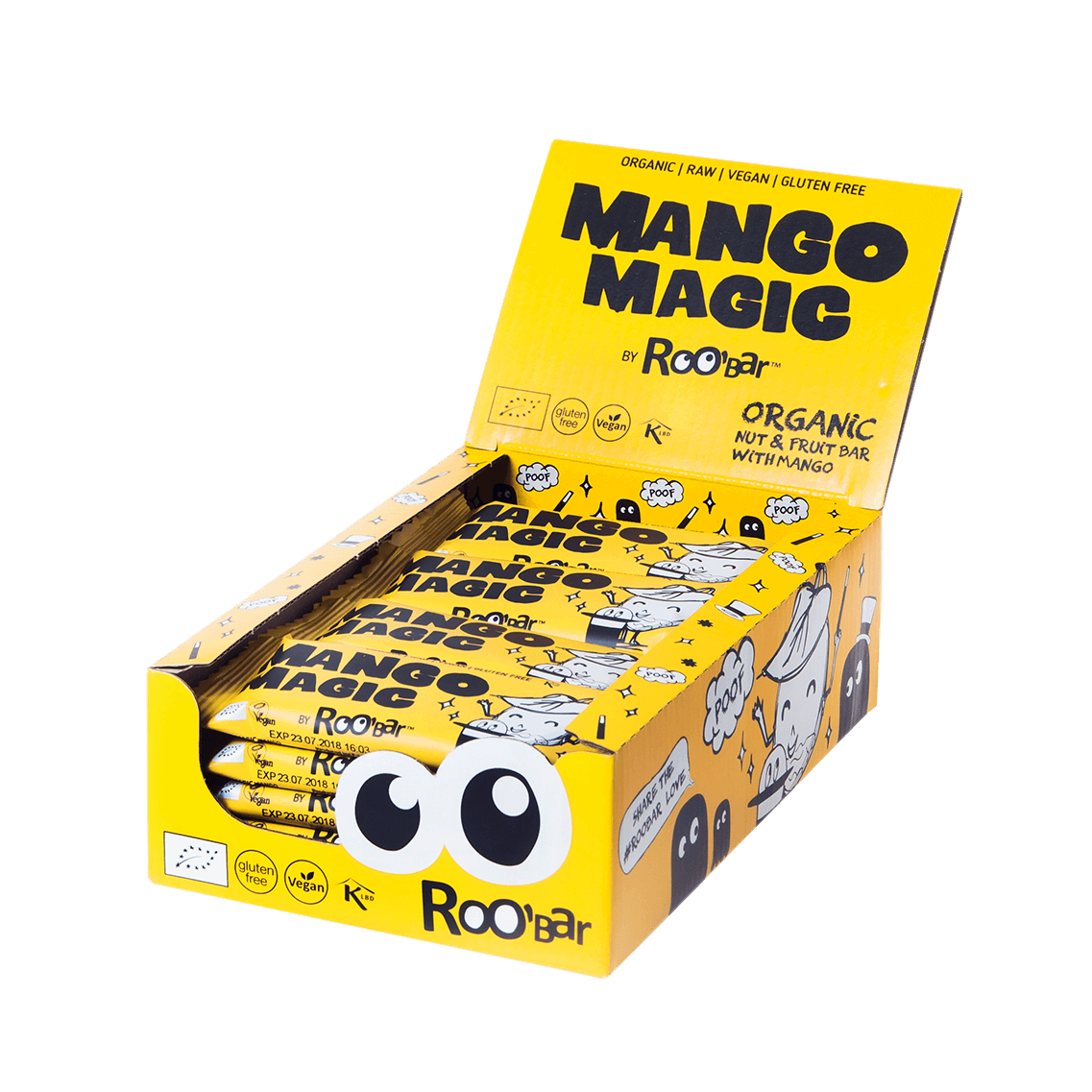 Mango Magic Bar, organic, Roobar, 30g