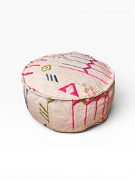 Bodenkissen - Colorful Line Round - Sabia