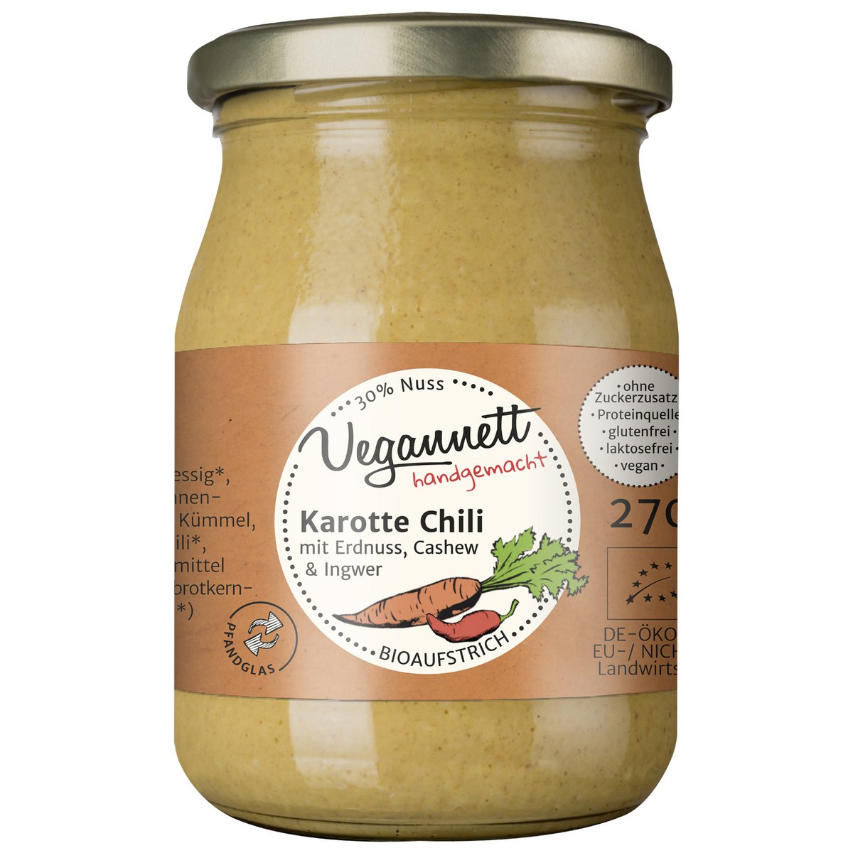 Carrot Chili Organic Spread