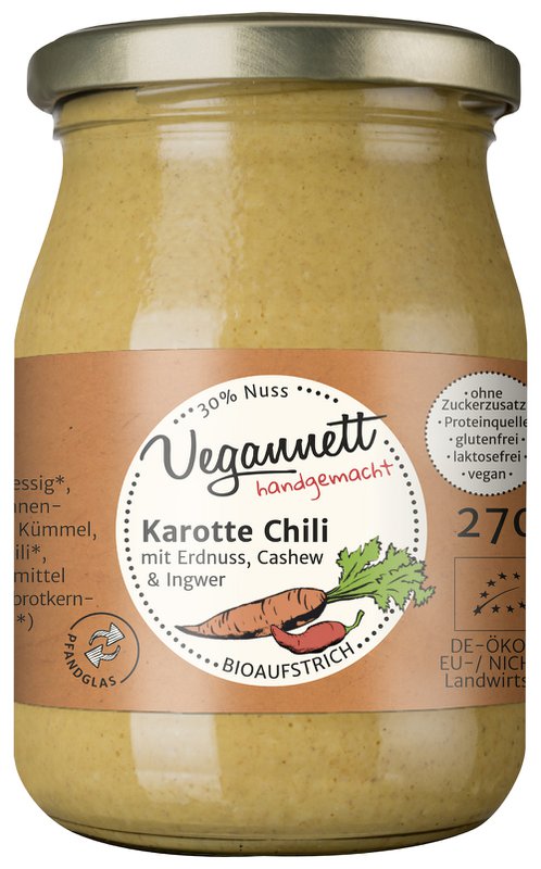 Carrot Chili Organic Spread