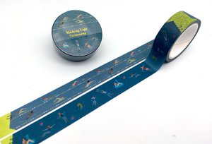 Afplakband voor zwemmers / Washi-tape