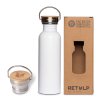 RVS Drinkfles Urban steel White 750 ml