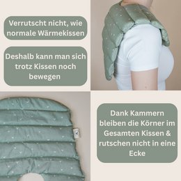 Nøgne puder fyldt med organisk stavet - Heart Matcha