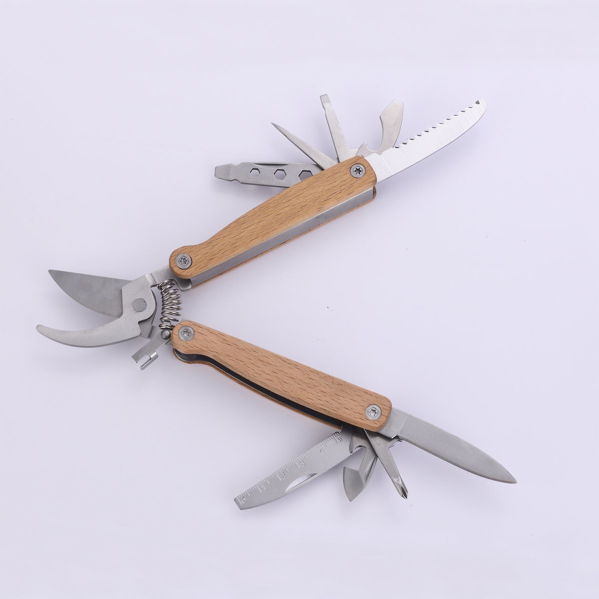 Laguiole Multifunction 12 in 1 in beech wood