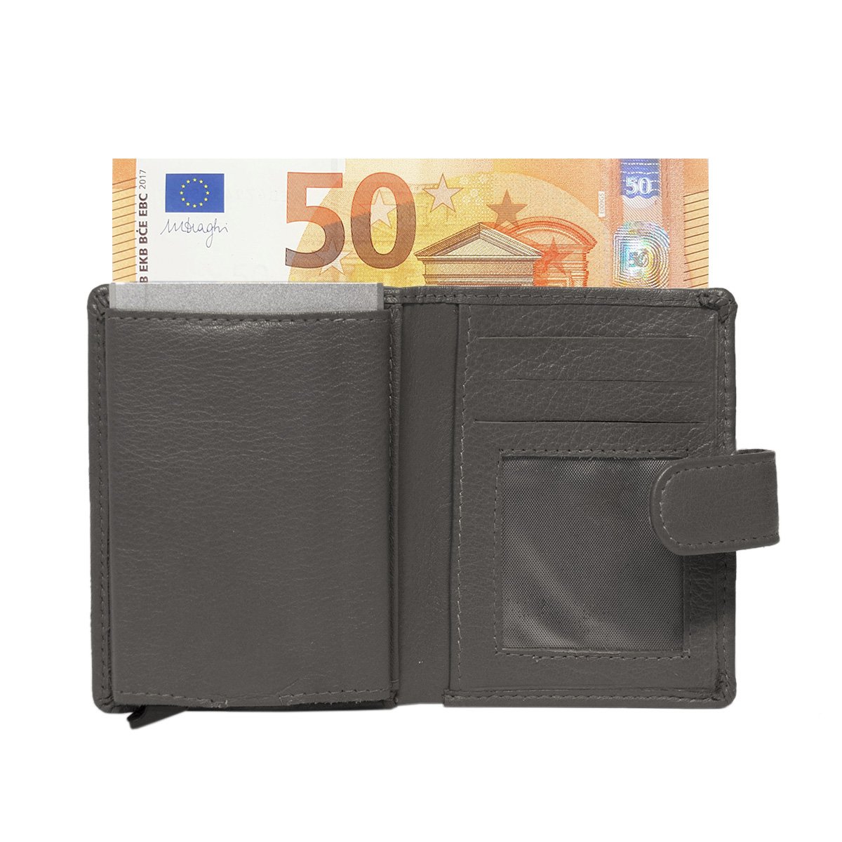 Cardprotector - Miniwallet - Mini wallet - Leather card holder leather - Credit card holder In 11 Colors