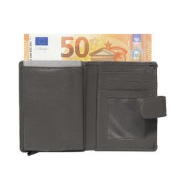 Cardprotector - Miniwallet - Mini wallet - Leather card holder leather - Credit card holder In 11 Colors
