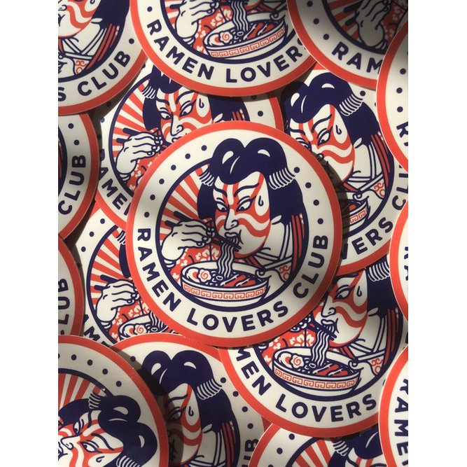 "Ramen Lovers Club" Sticker