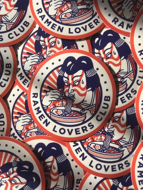 "Ramen Lovers Club" Sticker
