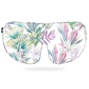 Schillernde Gartenseide Schlafmaske