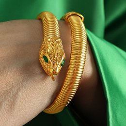Bracciale elasticizzato dal design grosso cobra
