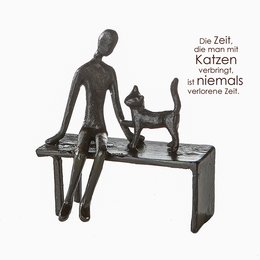 Design Sculp."Dedication" poleret H.12cm