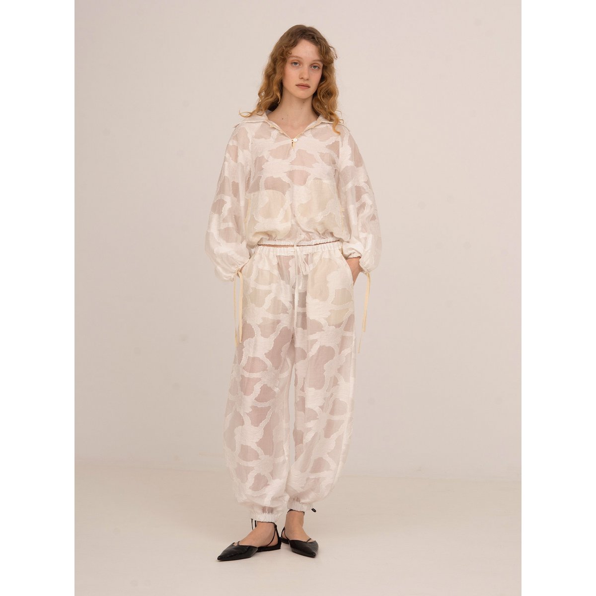 Printworks White Balloon Pants