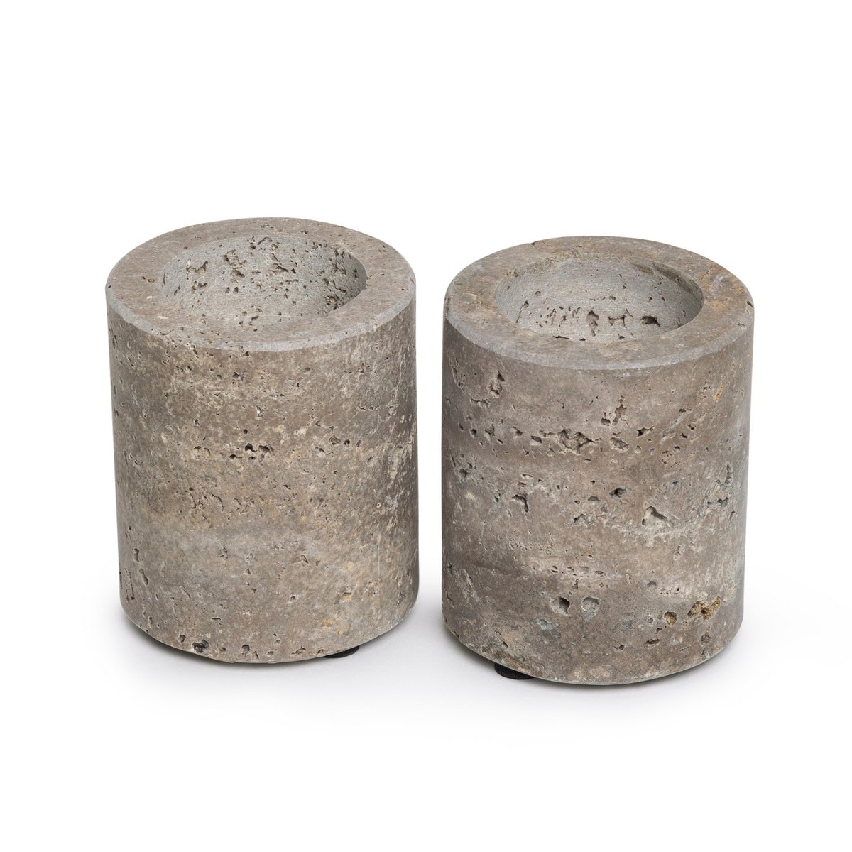 Totan Travertine Tea Light Herber M Ø6x7cm
