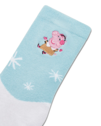 koaa – Peppa Wutz « Winter Time » – Easy Chaussettes bleu/blanc