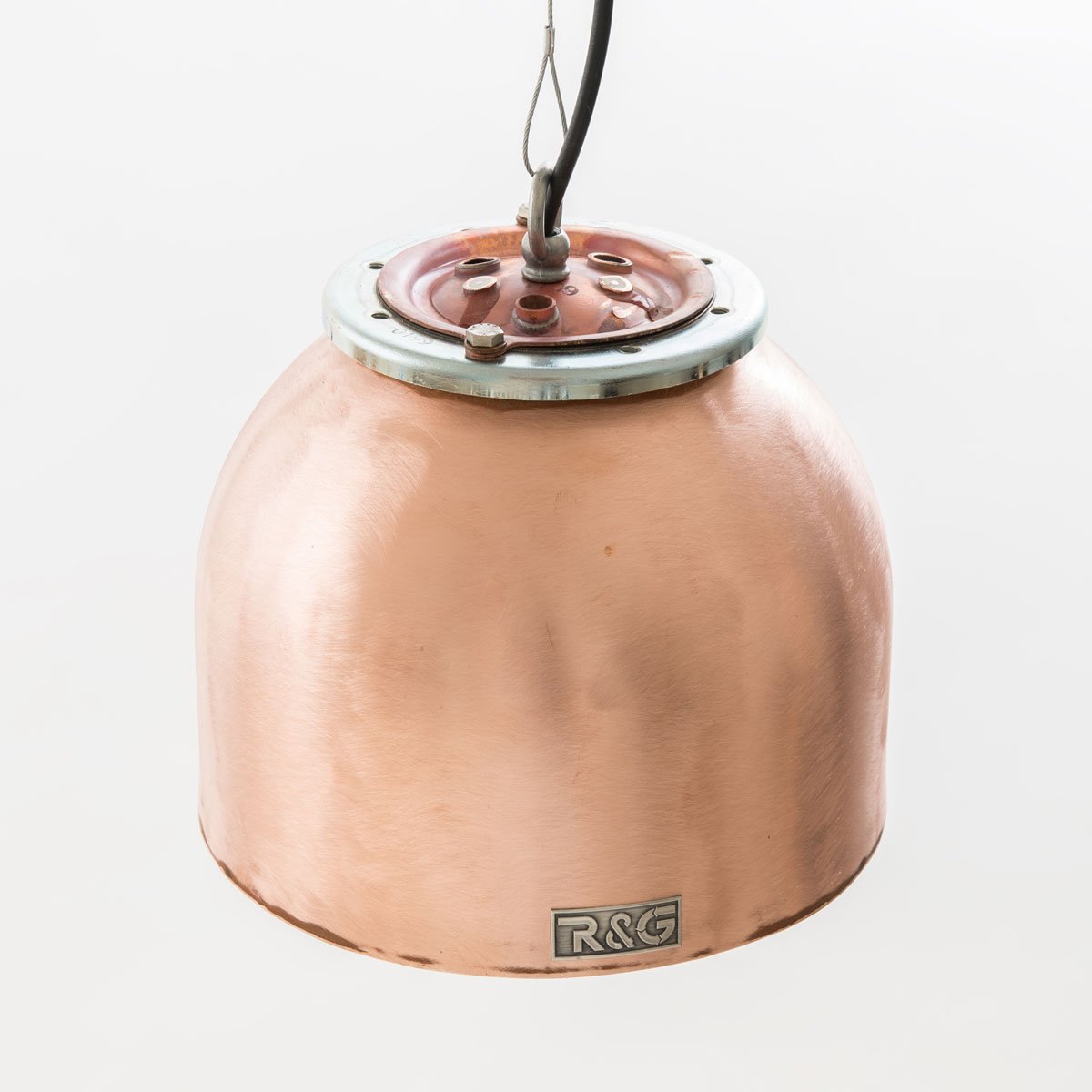 Kupfer Hängelampe "Flansch M"