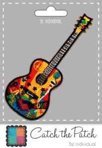 Gitaar Vrede Vrede Hippie - Kleurrijk