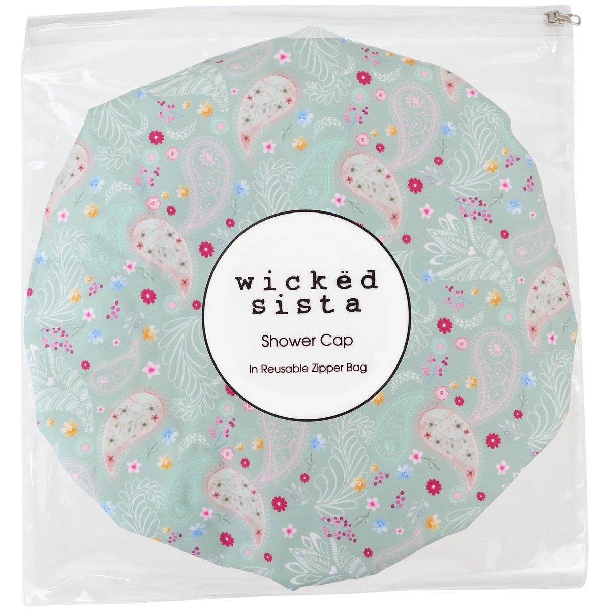 WS Shower Cap Floral Paisley