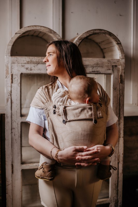 Baby Carrier Wrap & Go Baby - Palm - Beige / Sand