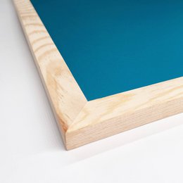 Magnetic chalk board with wooden frame (30x40cm)