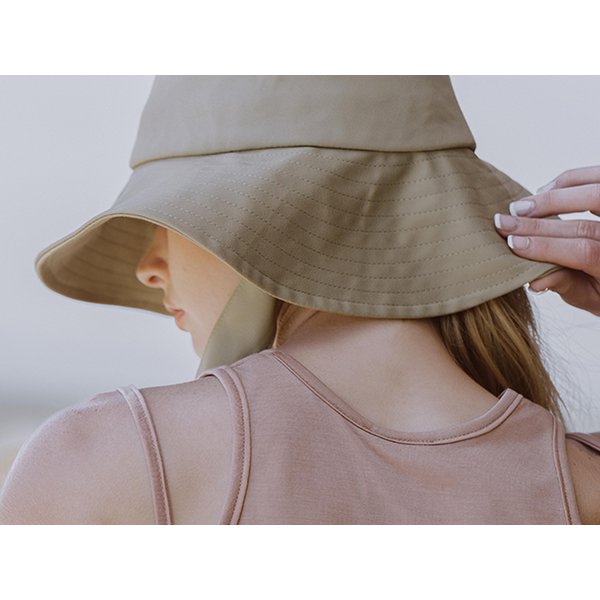 Gorro ancho de algodón