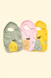 Terry Cotton Baby Bib Pedro Pear