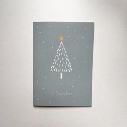 Weihnachtskarte O Tannenbaum mit Umschlag