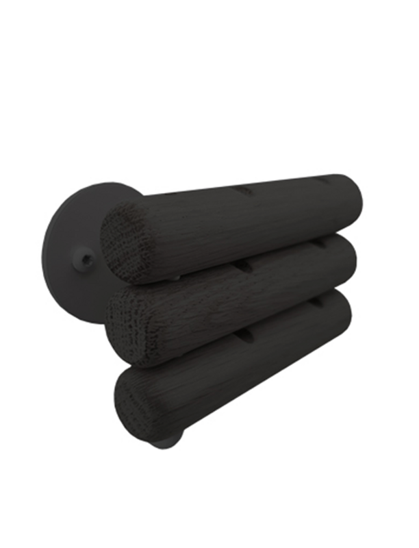 3Hooks - Crochet 3 en 1 - Chêne noir