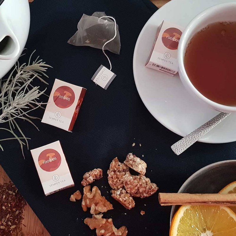ROOIBOS Biologische thee zonder cafeïne I Piramide thee