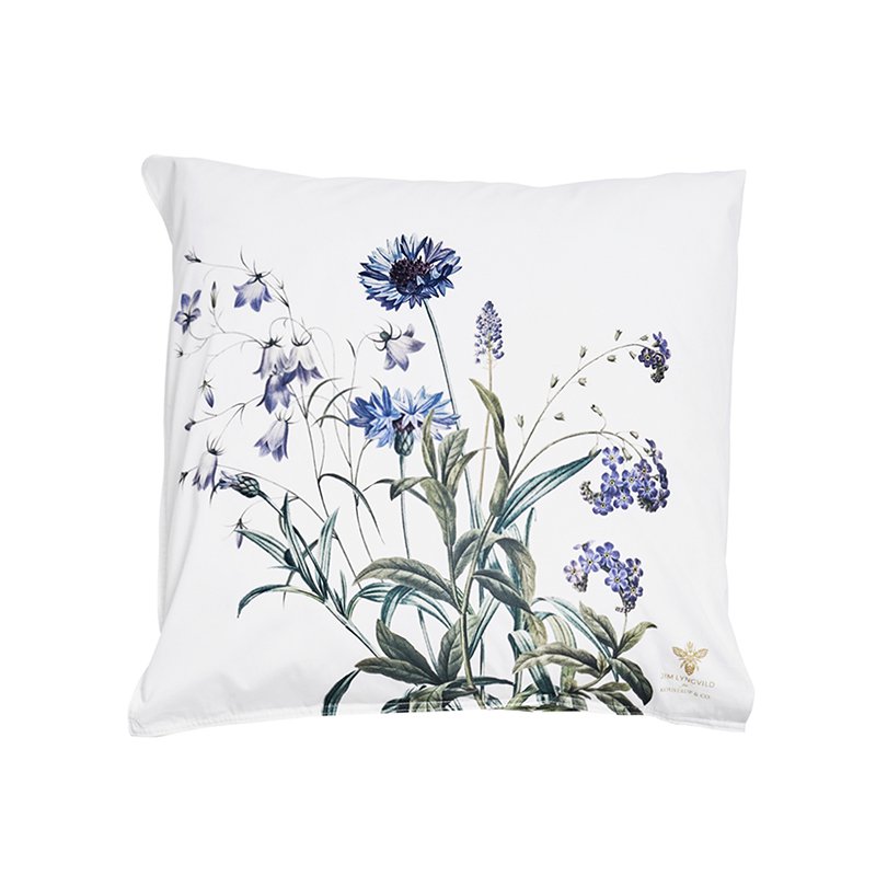 Organic cushion cover - Blue Flower garden JL 60x63 cm