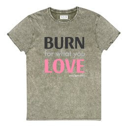 Brænd for hvad du elsker Denim T-shirt