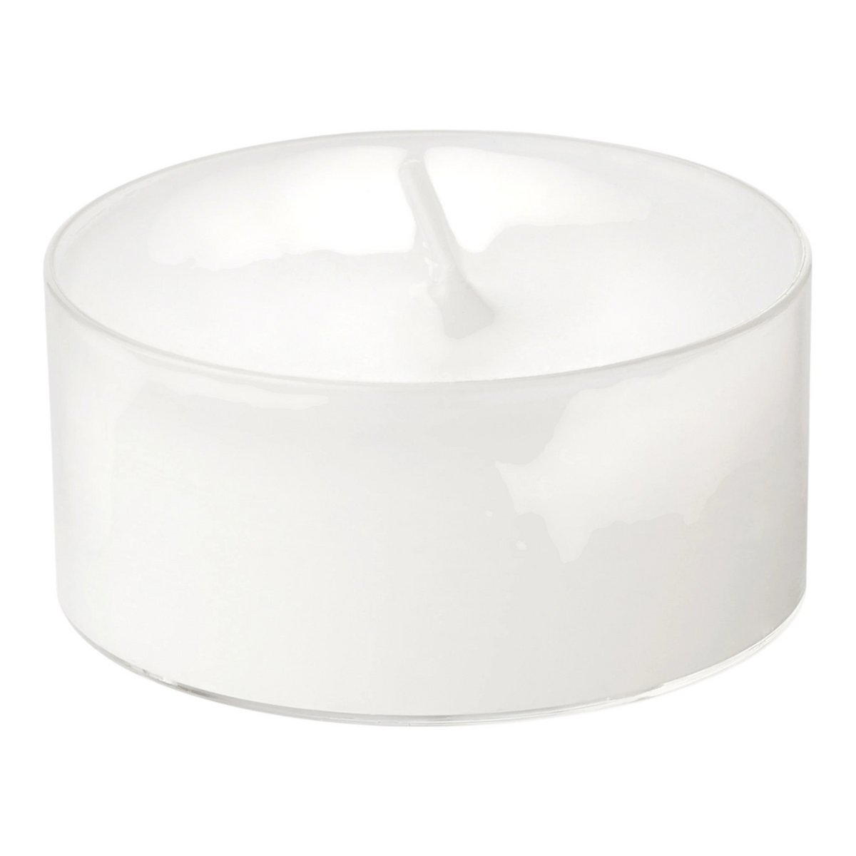EDZARD 16 sztuk WENZEL Maxilights maxi podgrzewacze, biała, przezroczysta plastikowa osłona, ø 54 mm, bezzapachowa