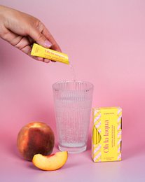 PÊCHE & FLEUR D'ORANGER • Pour eau aromatisée