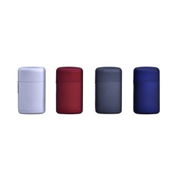présentoir de 20 briquets capsule metal rubber