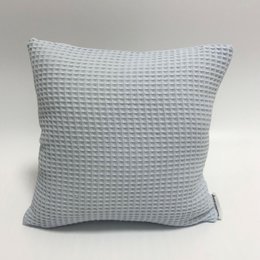 Stone pine cushion / decorative cushion waffle pique