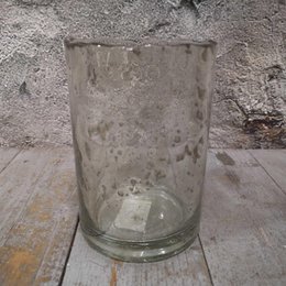Lara cil.rusa vase stones big clear 10x16cm (75137)
