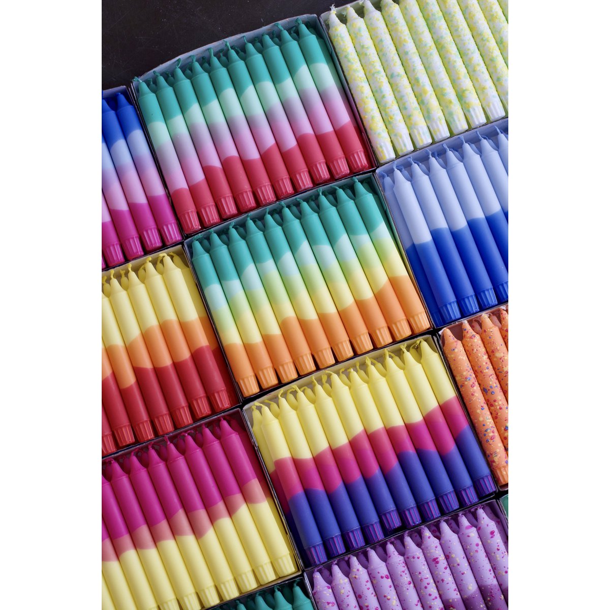 Taper candles- Summer vibes / Passion Fruit Colours
