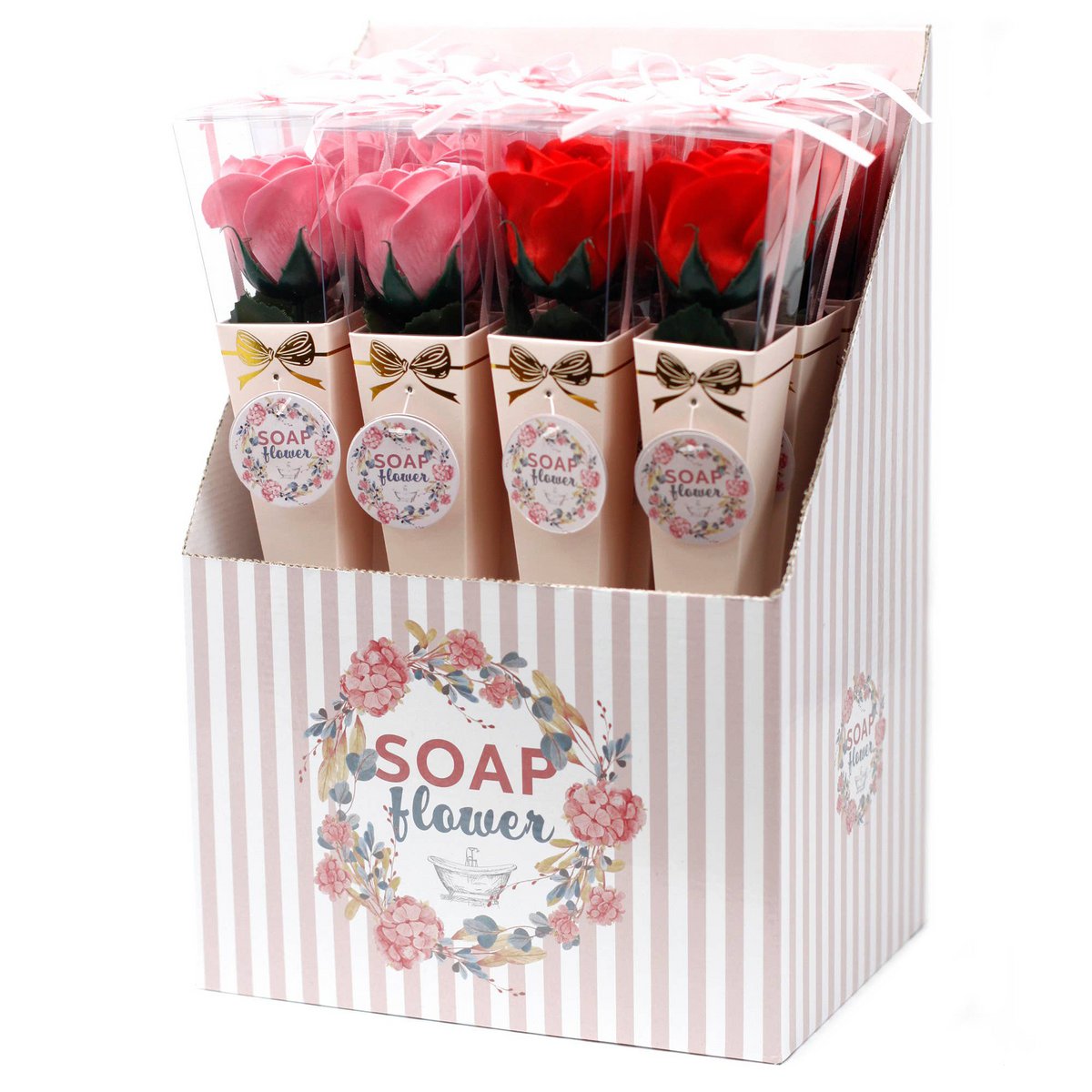 RRSF-04 - Ready to Retail Soap Flower - Medium Rose