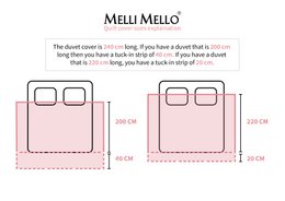 Melli Mello Floral Attraction Dekbedovertrek | Tropische Bloemen | Katoensatijn