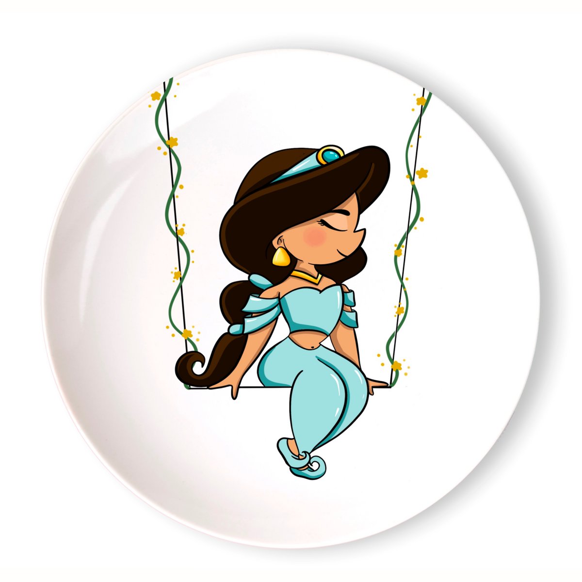 Disney Pocahontas breakfast plate