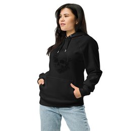 Sweat à capuche raglan biologique unisexe Roses