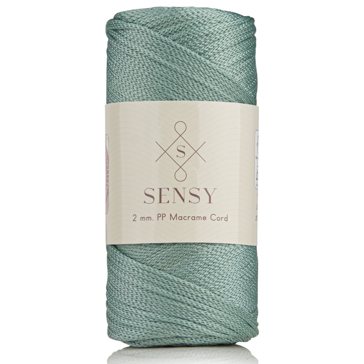 Sensy Premium 2 mm - 251 yards 100% polyester macrame ledning