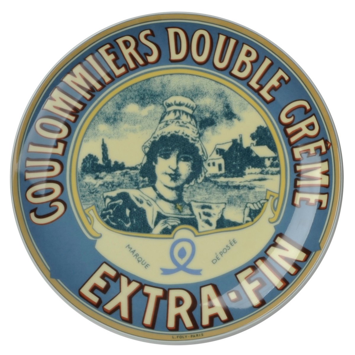 Set of 4 Classic Camembert Canape Plates