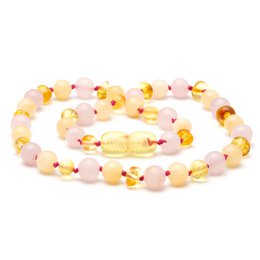 Baltic Amber & Gemstone Necklace 15