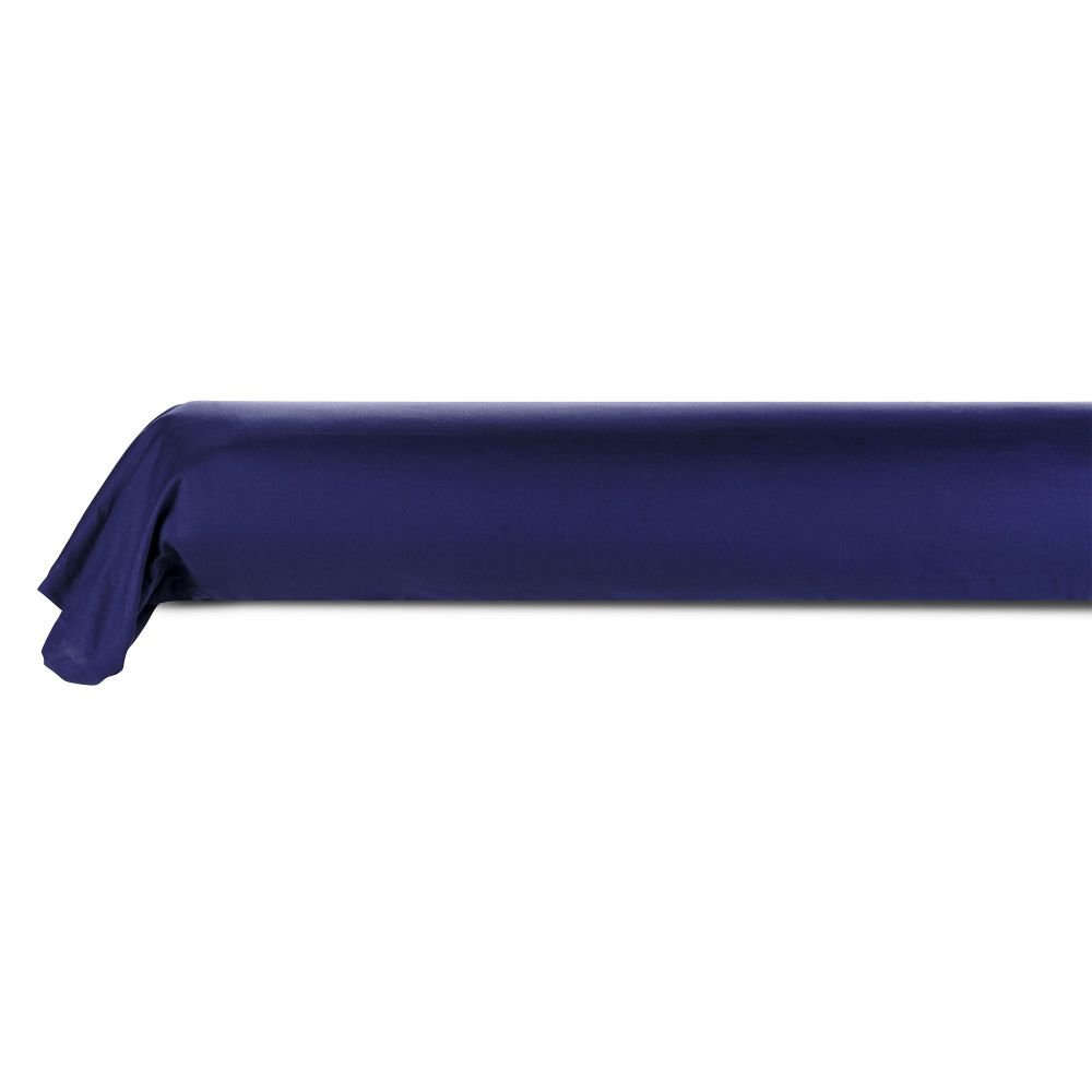 Bolster Case 85x185 cm Cotton Navy Blue