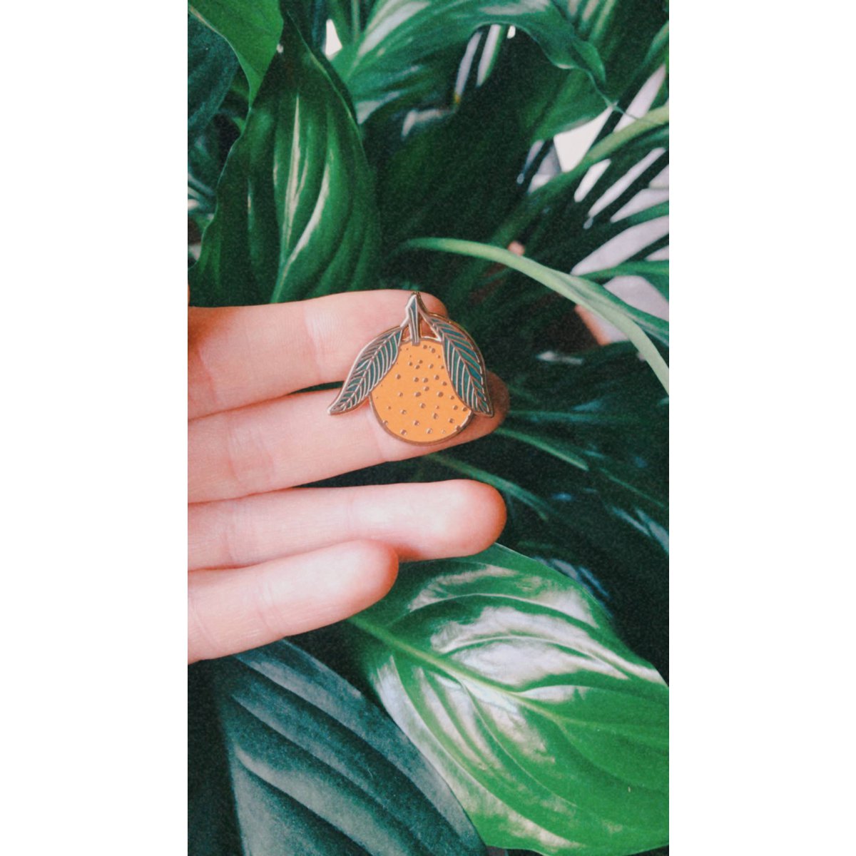 Orange Pin | hard enamel, citrus, clementine